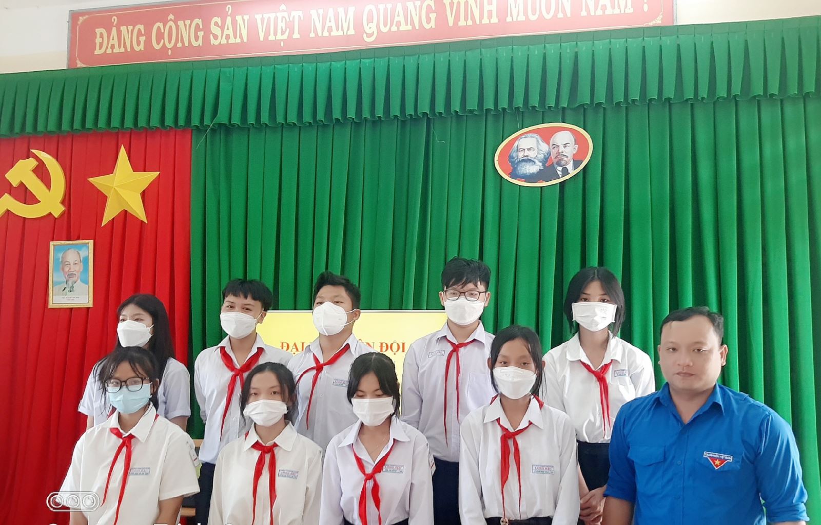 ĐẠI HỘI LIÊN ĐỘI TRƯỜNG THCS LONG HẬU NĂM HỌC 2022 - 2023